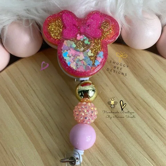 Minnie Mouse  Badge Reel For Nurses - Picture 3 of 4